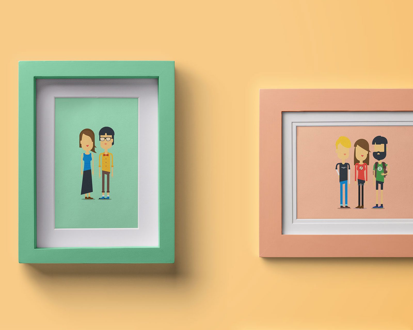 People Graphics in Frames People Graphics in Frames